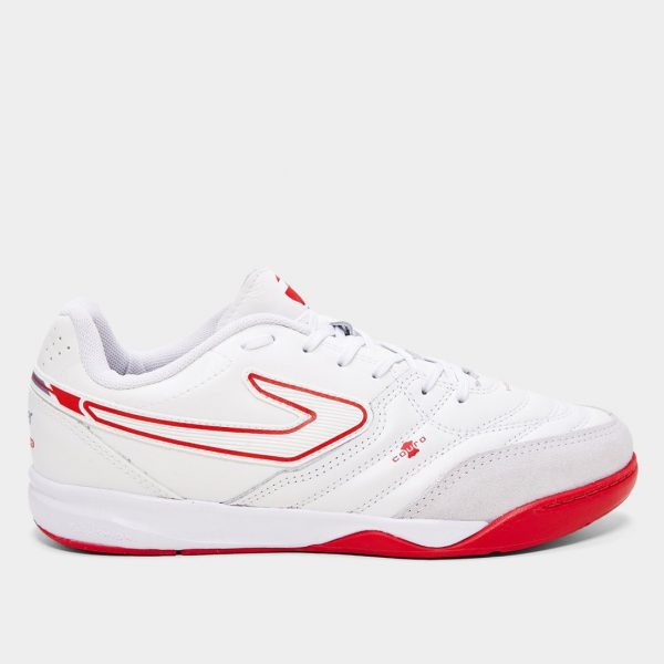 Maestro Pro V - Futsal - Blanco / Rojo